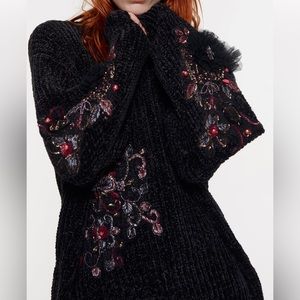 nwt | embroidered sweater